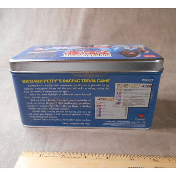Vintage #43 Richard Petty Racing Trivia Game 1998 NASCAR Stock Car History - Picture 8 of 11